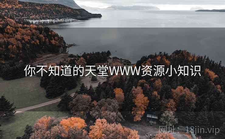 你不知道的天堂WWW资源小知识
