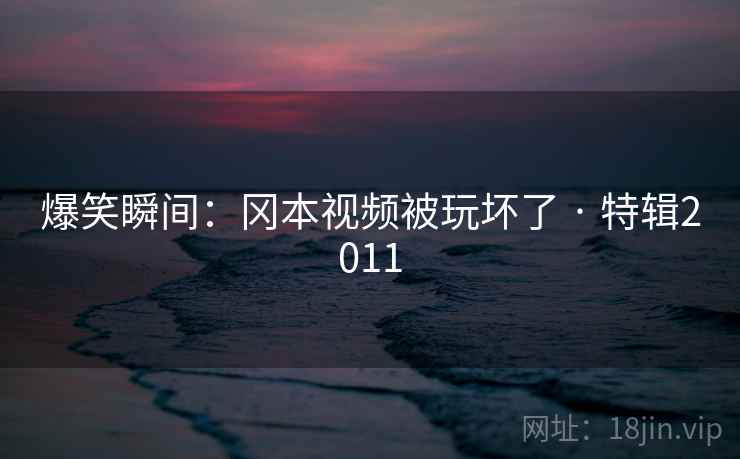 爆笑瞬间：冈本视频被玩坏了 · 特辑2011